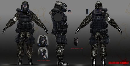 Концепты оперативников rainbow six siege
