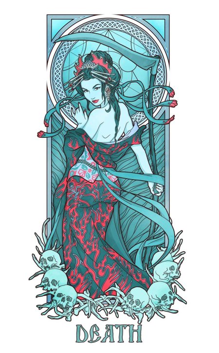 Арт нуво смерть таро