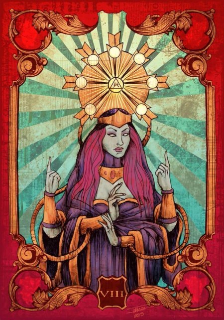 Верховная жрица таро