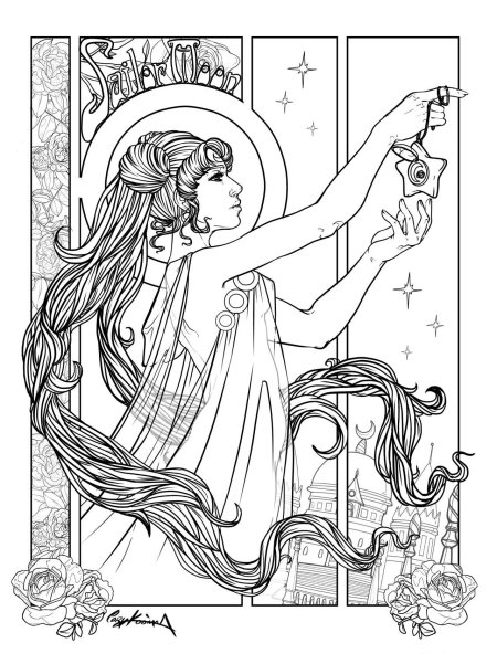 Стиль модерн рисунок