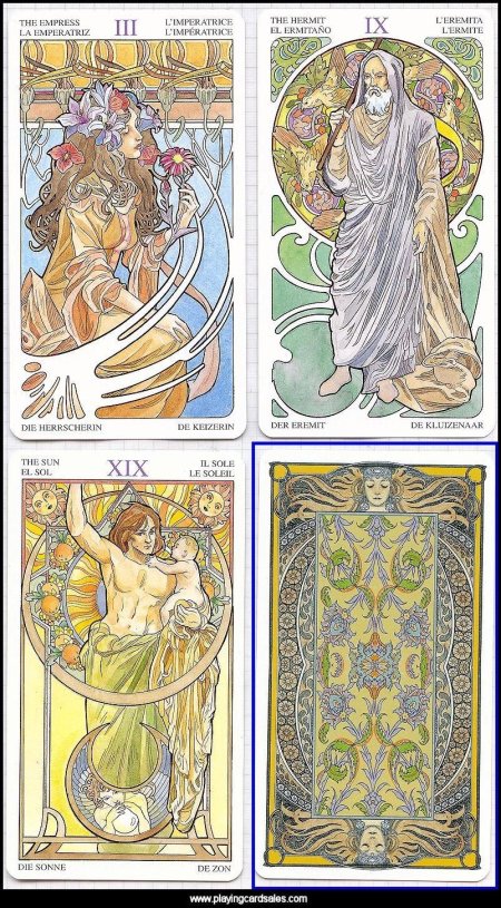 Таро галерея. art nouveau tarot