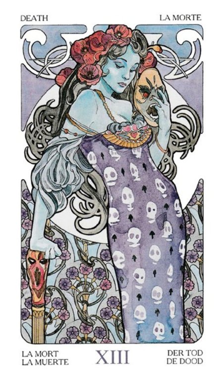 Таро art nouveau смерть