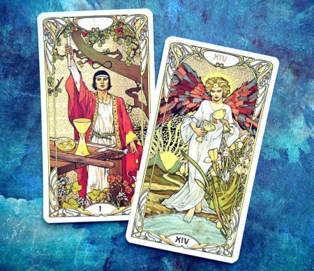 Золотое таро уэйта арт нуво