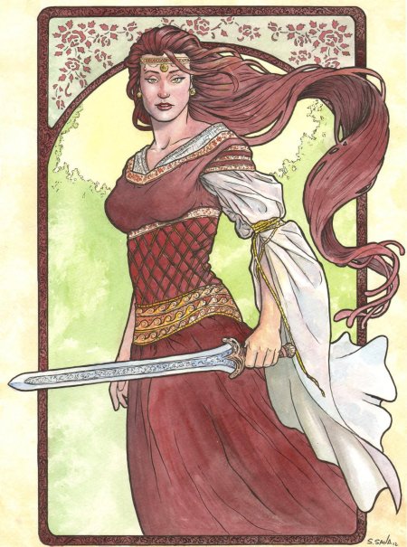 Королева мечей арт