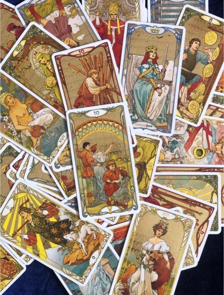 Таро золотое арт-нуво