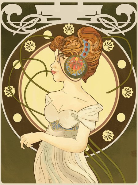 Модерн альфонс муха