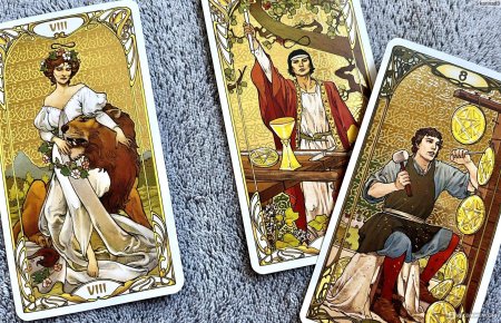 Золотое таро уэйта арт нуво