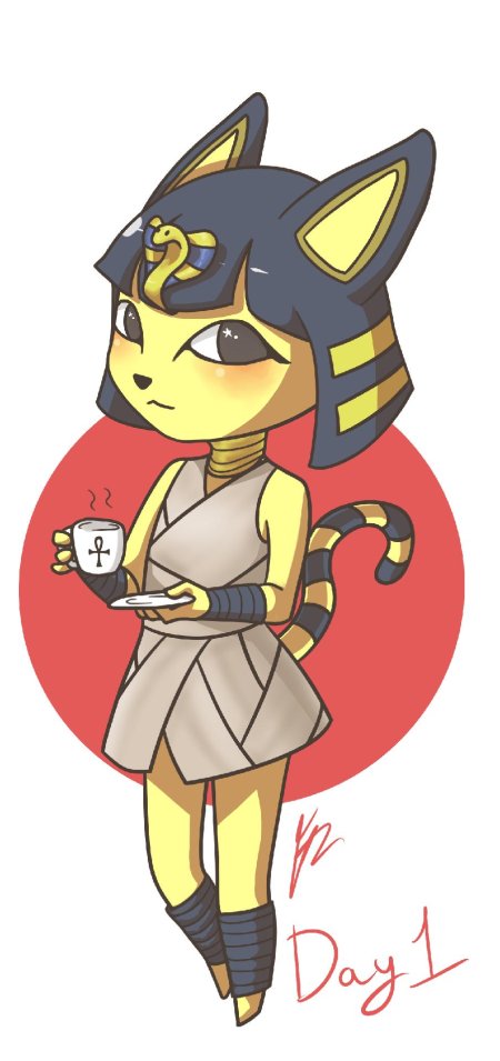 Египетская кошка ankha