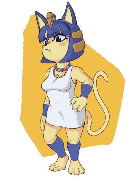 Энимал кроссинг ankha