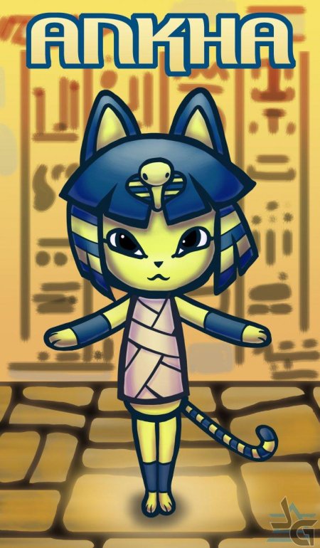 Анимал кроссинг ankha