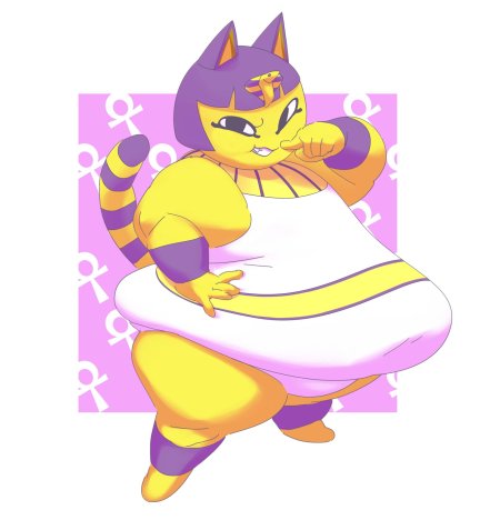 Animal crossing изабель ankha