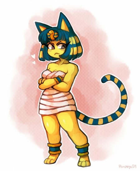 Анимал кроссинг ankha к