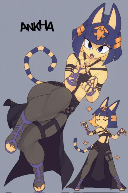 Энимал кроссинг ankha