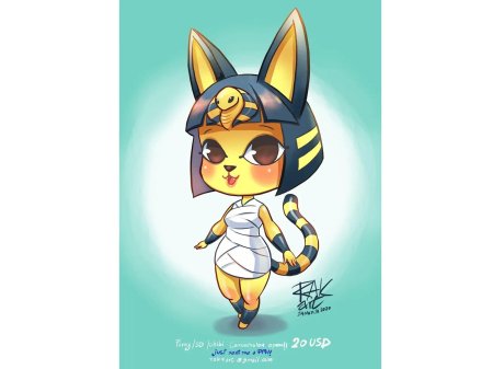 Энимал кроссинг ankha