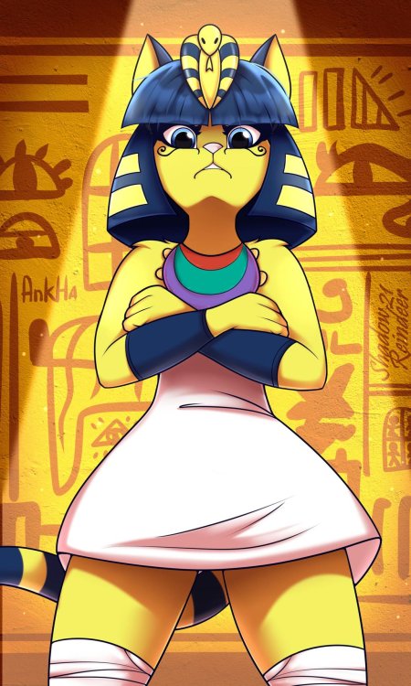 Энимал кроссинг ankha