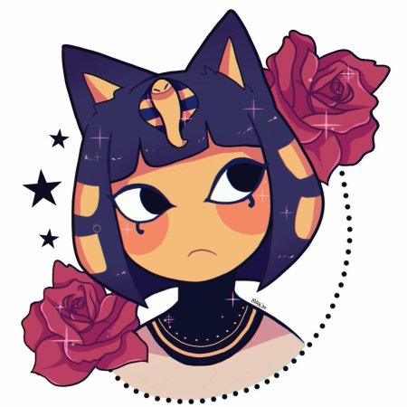 Анха кошка арт