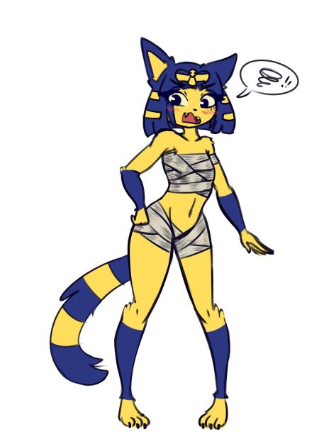 Анимал кроссинг ankha к