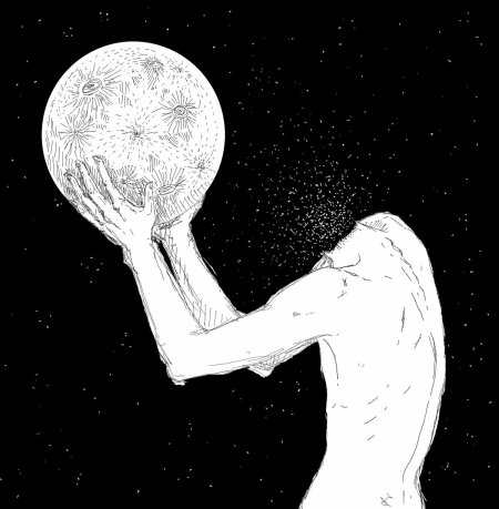 Космос рисунки карандашом