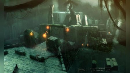 Крипта склеп концепт