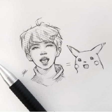 Бтс для срисовки