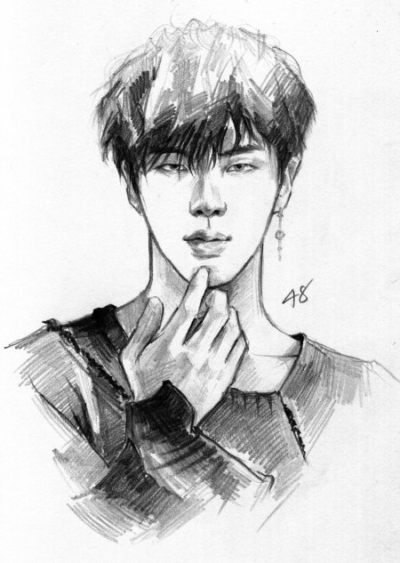 Портрет бтс джин