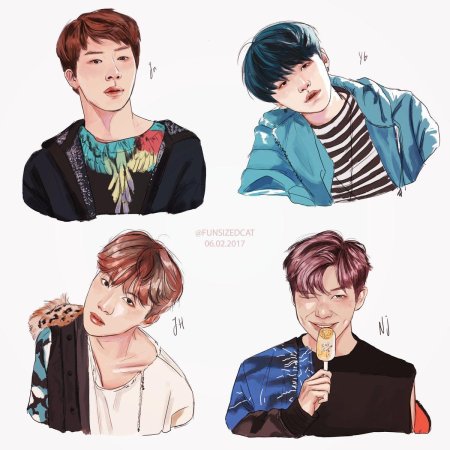 Бтс мультяшные