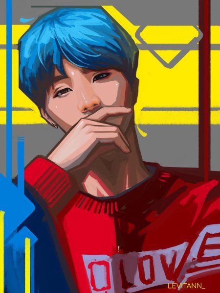 Шуга бтс арт