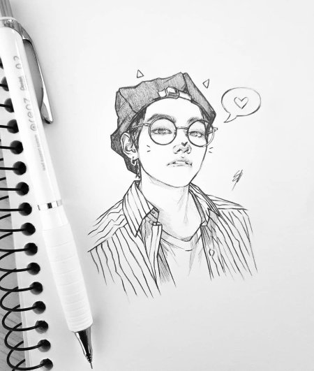 Никки скетч бтс