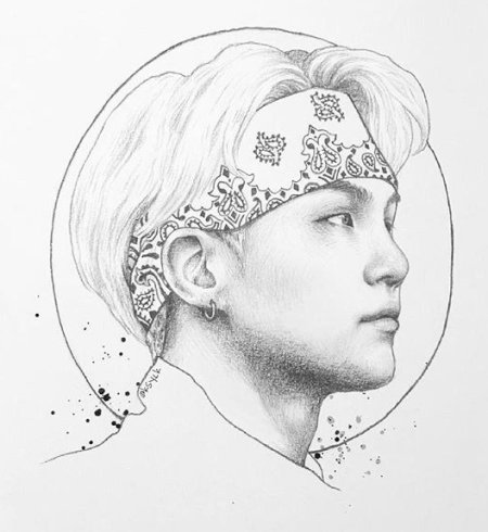 Портрет бтс шуга