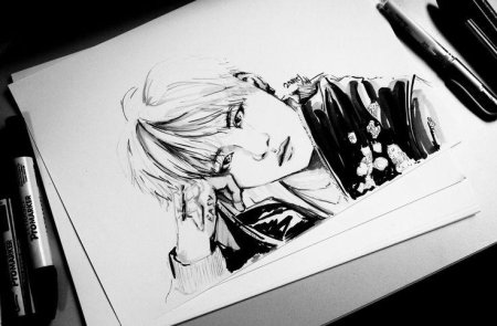 Тэхён бтс портрет