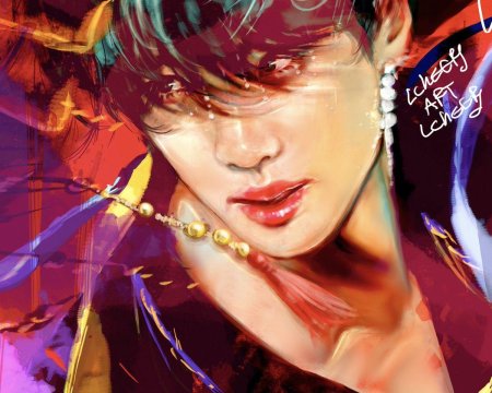 Рисунки бтс тэхен