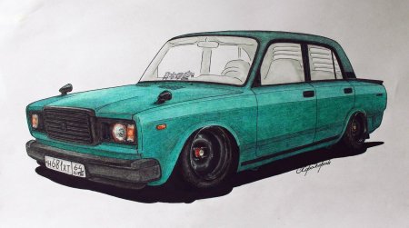 Боевая классика ваз рисунок