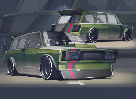 Тюнингованная ваз