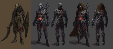 Био экзо броня концепт арт