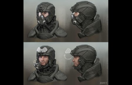 Tactical helmet концепт