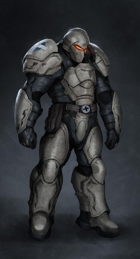 Силовая броня sci-fi