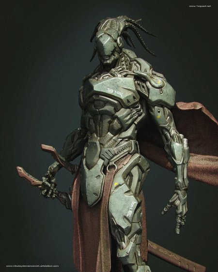 Киберниндзя концепт арт