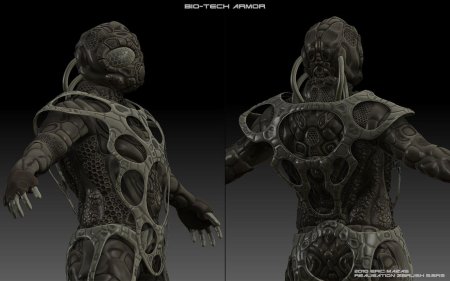 Броня псионика биопанк