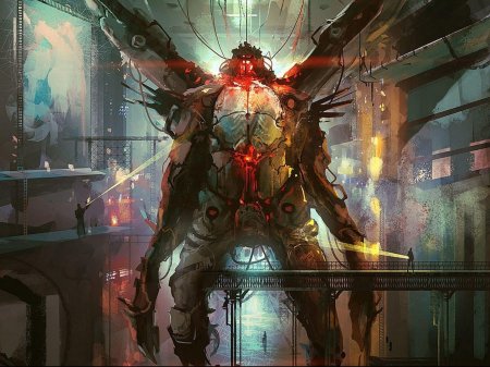 Биопанк солдат арт