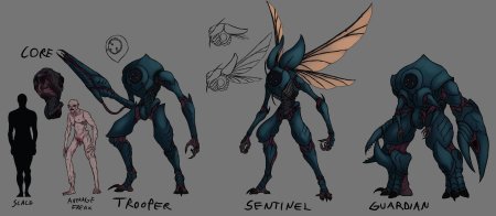 Монстры концепт арт