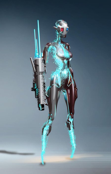 Футуристические персонажи