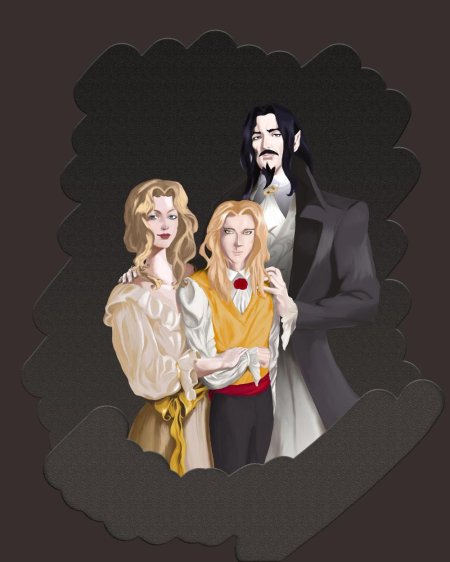 Кастельвания дракула и лиза арт