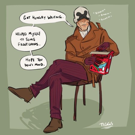 Роршах и бэтмен