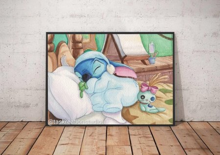 Грустный стич мультфильм