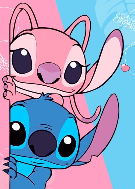 Стич розовая