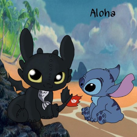 Чиби дракон беззубик