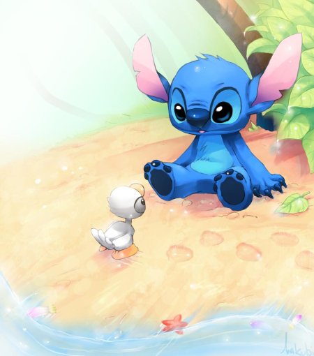 Синий монстрик стич