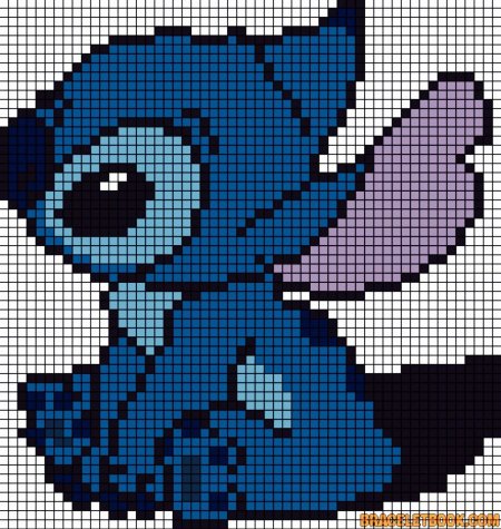 Рисунок по клеточкам стич