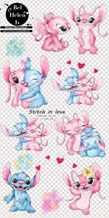 Стич акварелью