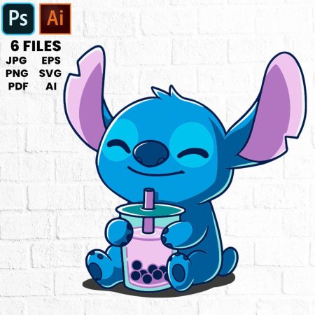 Стикеры стич для вайбер